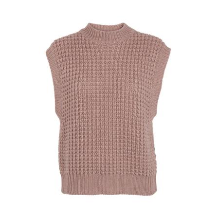 Basic Apparel Laurie Vest Brun, Dame Slipover