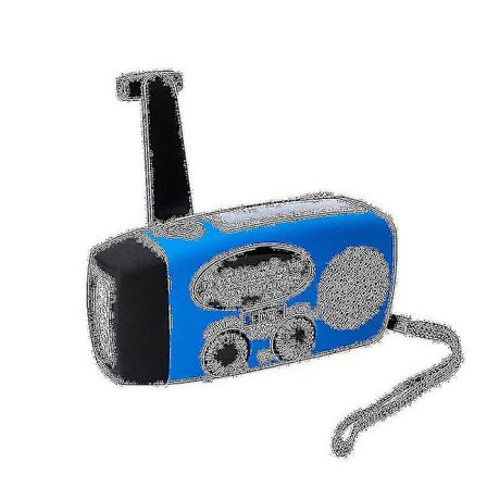Høykvalitets engros hånddrevet radio solcelle hånddrevet radio nødradio med håndsveiv