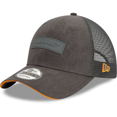 New Era 9Forty Mesh Baseball Cap - Suede McLaren Charcoal