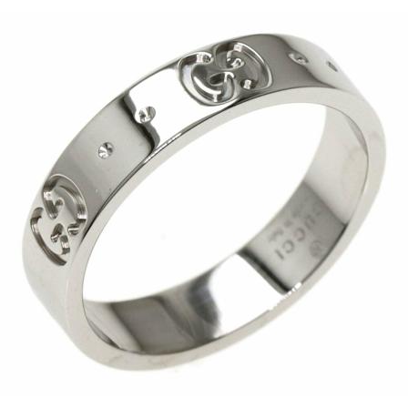 Gucci Vintage, Rings Grijs, Dames, Maat:ONE Size