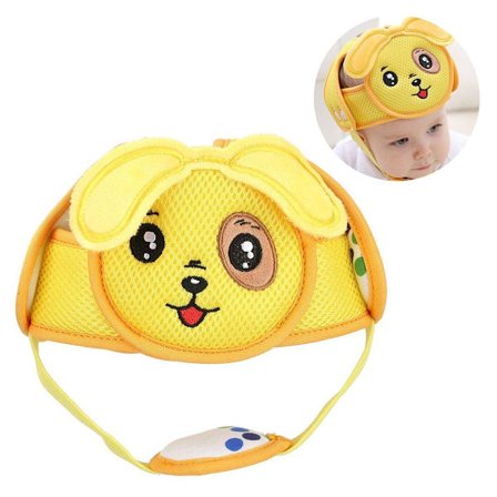 Baby Anti Kollisionshjälm Baby Toddler Huvudhatt Ljusgul KLB