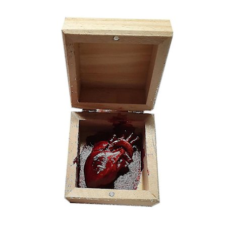 3D Hjerte i en eske - Et menneskehjerte i en eske Morsomme hjertepynt Valentinsdag gave, uttrykk din kjærlighet til elskere, d