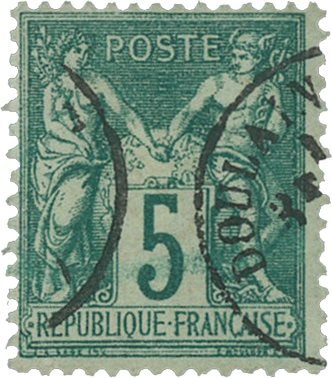 Frankrig 1876 - YT 64 - Stemplet