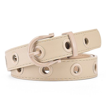 Perforert belte Dame Herre Linje BEIGE