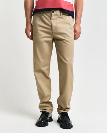GANT Herren Regular Fit Chinohose (32/30) Braun Beige