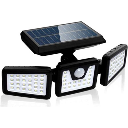 Liiketunnistimella varustettu aurinkopaneelivalaisin, seinävalaisin Ex