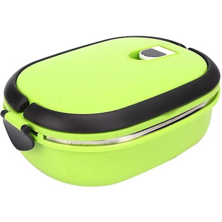 Matboks i ett lag, rustfritt stål, isolert termo matboks, matbeholder for utendørs piknik