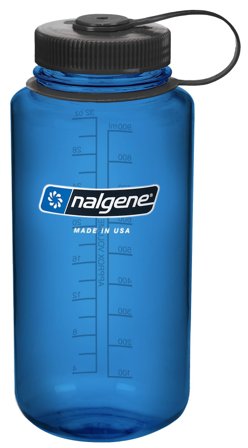 Nalgene Bottle 1 L Wide Mouth Sustain Slate Blue