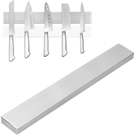 30 cm magnetisk knivholder, magnetisk stripe i rustfritt stål for kniver, veggmontert magnetisk tavle.