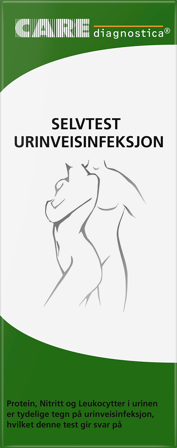 Care Diagnostica selvtest urinveisinfeksjon 3 stk