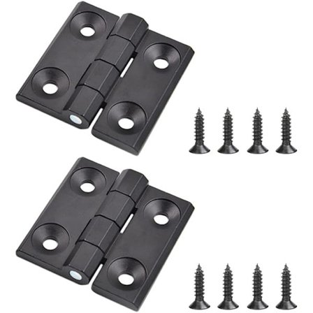 2 stk. Skaphengsler Dørhengsel Møbelhengsel Sinklegering Cu