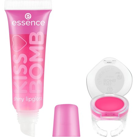 essence KISS BOMB shiny lucidalabbra & balsamo 01-Strawberry Sweetie - Gloss