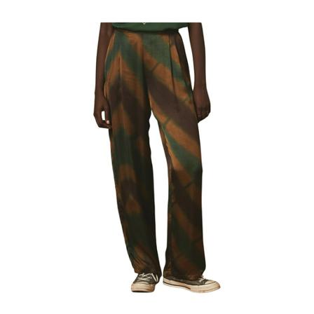 Hartford, Wide Trousers Groen, Dames, Maat:S