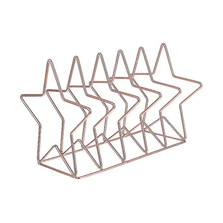 1 stk Bogreol Skrivebord Stjerne Bogreol Magasin Opbevaring Hylde Til Kontor Hjem