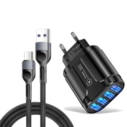 USB oplader hurtig opladning væg opladning rejse adapter