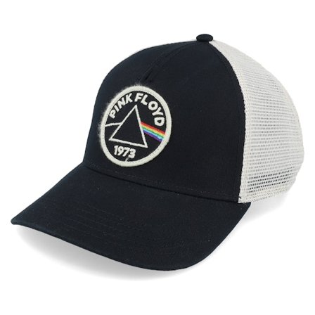 American Needle - Pink Floyd Valin Black/Ivory Trucker Trucker Black Cap - @ Hatstore