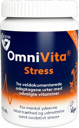 Biosym OmniVita Stress 60 kaps, Helse & Madvarer, Ingredienser, Urter