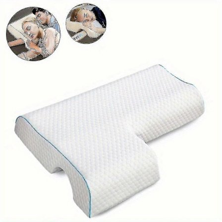 Hot deal til lav pris! 1 stk. Buet kosepute med langsom gjenoppretting minneskum for par - Anti-trykk håndpute for-Glad