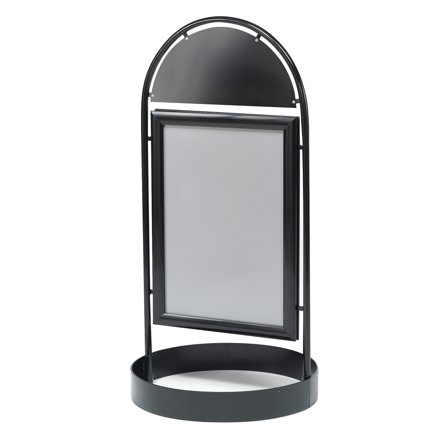 Werbeständer, 700 x 1000 mm, schwarz