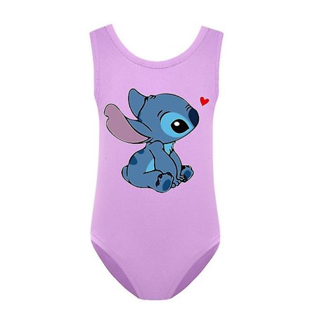 Lilo ja Stitch -uimapuku Uima-asu Ranta Uinti Surffipuku Violetti Violetti