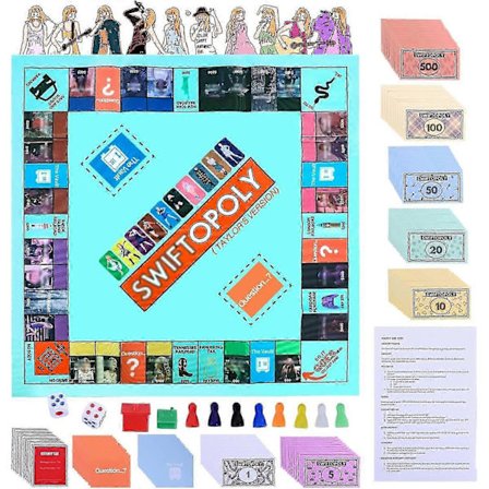 Musik Brädspel, Roliga Musikspel för Spelkväll, Monopol Brädspel för Fans Fantastiska Gåvor för Musikälskare, Träffa Fans Fester Evenemang 