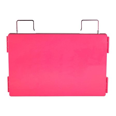 3-vejs trefolds spejl 360° Barber spejl RØD