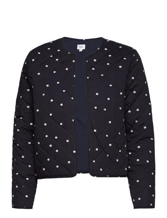 Evisz Quilt Jacket Blue Saint Tropez