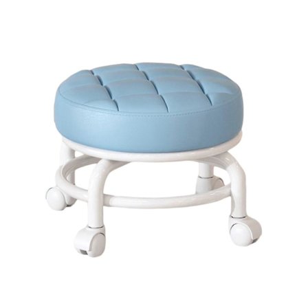 360 Roterende Rullestol Husarbeidsstol Flyttbar Stol Lav Støy Trinse Lav Stol Universal Svingbare Hjul For Kjøkken Hjem