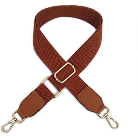 Justerbar lerretreim for veske, crossbody-reim, håndveskereim, skulderreim