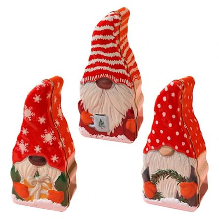 Julemanden 3-delt Julegodtesæt - Bærbar Jern Blind Box Gave til Børn[CO]