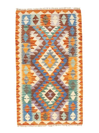 Handgewebt Kelim Afghan Old Stil Teppich 81X137