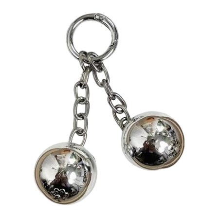 Søtt Hjerte Sløyfe Perlebesatt Nøkkelring Anheng Nydelige Hengende Dekorasjoner Nøkkelring Sjarm for Veske Sekk Ryggsekk Håndveske