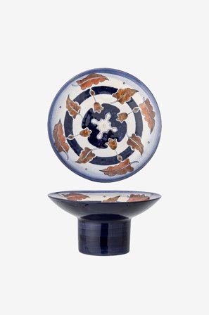 Bloomingville - Myrna Pedestal skål - Svart - Prydnadssaker - Från Homeroom