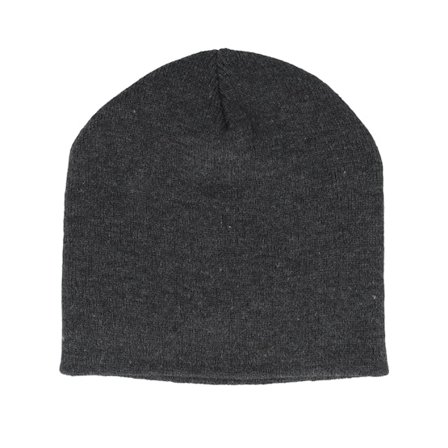 Beechfield - Grå traditionalbeanie Beanie - Original Pull-On Charcoal Beanie @ Hatstore