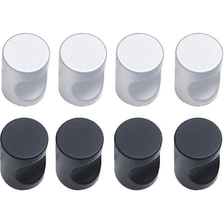 Lådhandtag 8 st Massivt Aluminium Kabinettknopp