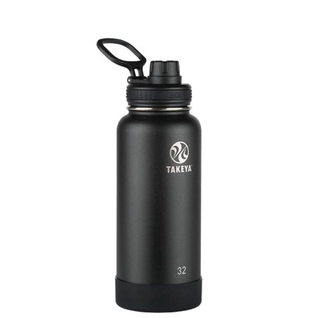 Takeya Actives Insulated Water Bottle 950 ml flasks Black 950ml