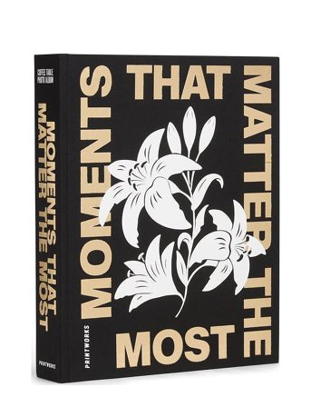 PRINTWORKS Photo Album - Moments That Matters The Most - Black - 27.0X 5.0X 33.0CM