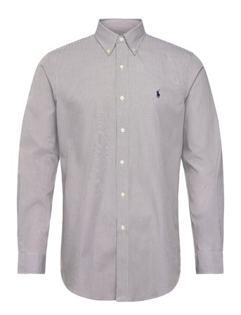 Polo Ralph Lauren Custom Fit Striped Stretch Poplin Shirt - Multi/patterned - L