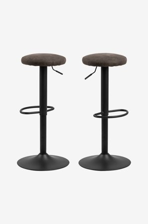 NORDFORM - Baarituolit Frans 62-88 cm, 2/pakk. - Harmaa - Baarituolit & baarijakkarat - - Homeroom