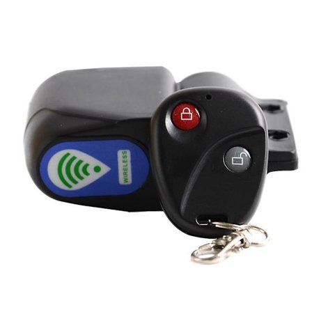 Pyörän kaukosäätimellä varustettu hälytin, varkaudenestohälytin kaukosäätimellä