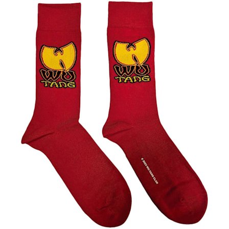 Wu-Tang Clan Unisex Vuxen Logostrumpor 7 UK-11 UK Röd