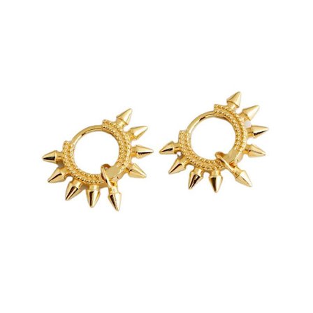 Guld Dainty Huggie Hoop Örhänge, 18K Guldpläterade Sötta Små Drop Ball Hoop Örhängen för Kvinnor