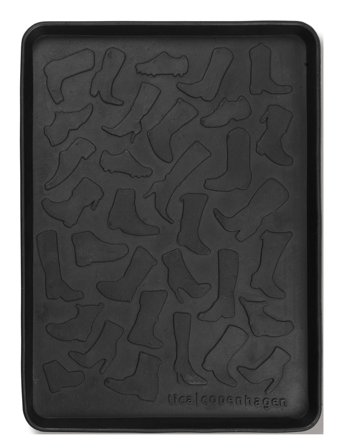 Shoe And Boot Tray Rubber Black Tica Copenhagen