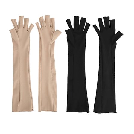 Lymfødem Kompresjonsarm Erme Fleksibel Fingerløs 1 Par Reduserer Sårhet Arm Kompresjonserme for Hevelse for Gjenoppretting_Billige gaver