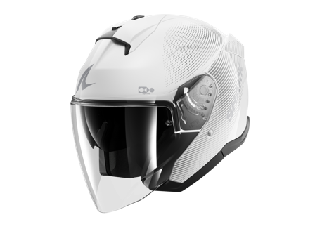 Avokypärä Shark Skwal Jet SP Lyne Valkoinen/Hopea XS