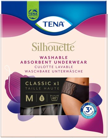 Tena Silhouette Classic vaskbar absorberende truse M 1 stk