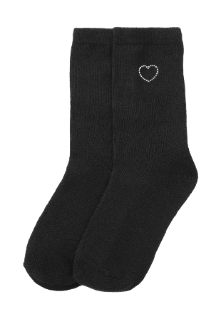 Å WOMAN Strumpor med strass Sockor Svart 39/41