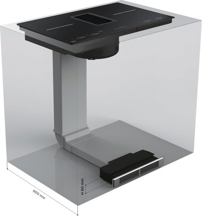 Franke 112.0539.568 Anslutningssats för kolfilter 6 cm, Ventilation