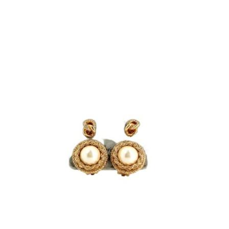 Dior Vintage Pre-owned Metal dior-smykker Gul, Dame Vintage Smykker, Størrelse: ONE Size