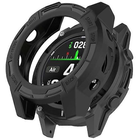 Kompatibel med Garmin Descent G2 Blødt TPU Urkasse Hul Stødsikker Kofanger Ramme Cover